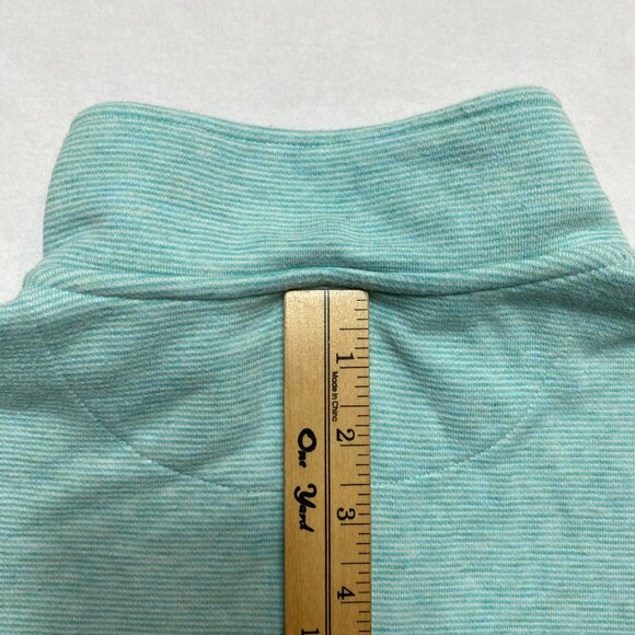 Vineyard Vines 1/4 Zip Sweater Men's M Green Long Sleeve Mock Neck Pullover - Picture 12 of 12